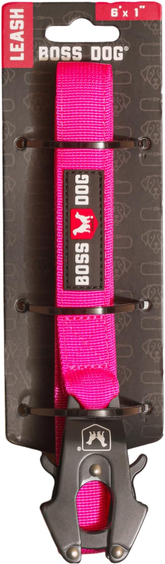Boss Dog Tactical Leash, Hot Pink, 6 FT