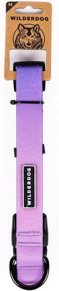Wilderdog Waterproof Dog Collar - Repels Water & Dirt - Medium 13"-18" - Aurora