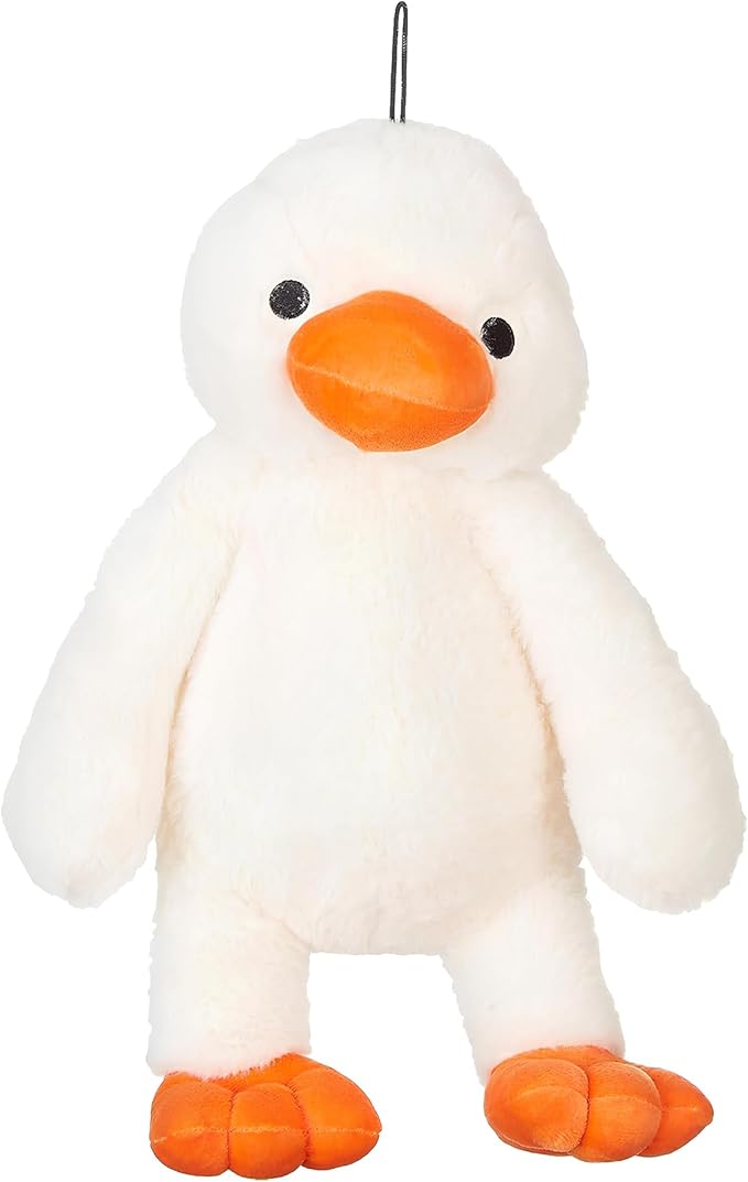 Pet Lou 15" Colossal Duck Plush Dog Tough Toy, Durable Super-Soft Fabric Squeaky Interactive Toy for Aggressive Chewers, Heavy Duty Stuffed Dog Toy, Longest-Lasting