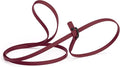 Dogline Biothane Slip Dog Leash - for Small, Medium and Large Dogs - Odor Free Slip Lead, Heavy Duty and Durable Material Kennel Lead - Merlot Burgundy - 5ft L x 3/8in W