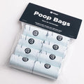 Diggs Dog Poop Bags (8-Rolls) - Durable & Odor Resistant Pet Waste Bags Refill Pack - One-Hand Dispensing, Innovative No-Tear Pet Products - 120 Bag Count