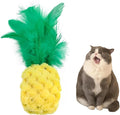 Catnip Feather Cat Toy (Pineapple, Cat)