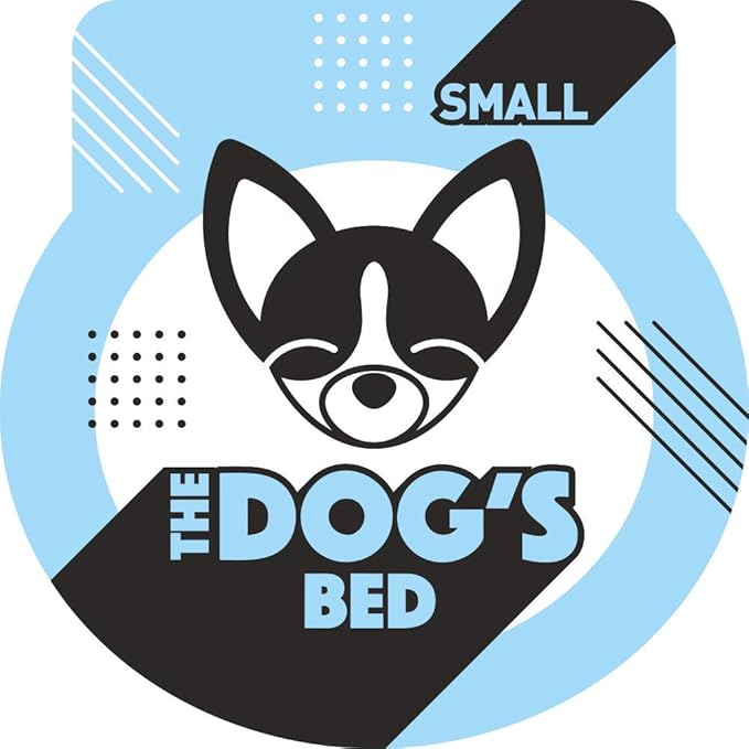The Dog’s Bed Orthopedic Memory Foam Dog Bed Mattress, Oford Fabric, Blue with Red Trim, Small, 4-Inch