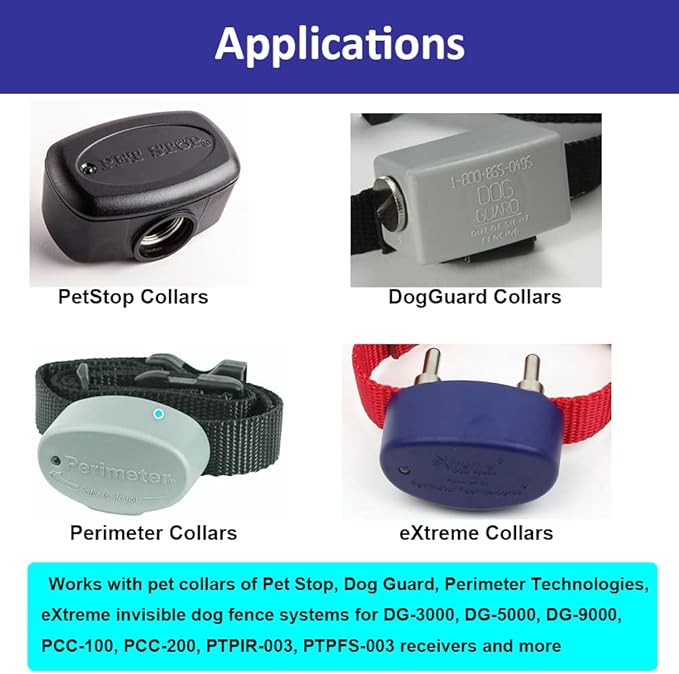 2CR1/3N 6 Volt Replacement Battery Compatible with Pet Stop, Dog Guard, Perimeter and Extreme Dog Collars 4-Pack