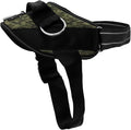 ShawnCo Essential Dog Harness, No-Pull Pet Vest with 3 Leash Clips, No Choke, Reflective, Adjustable and Padded, for Easy Walking and Training for Small, Medium and Large Dogs (Military Camo, L)