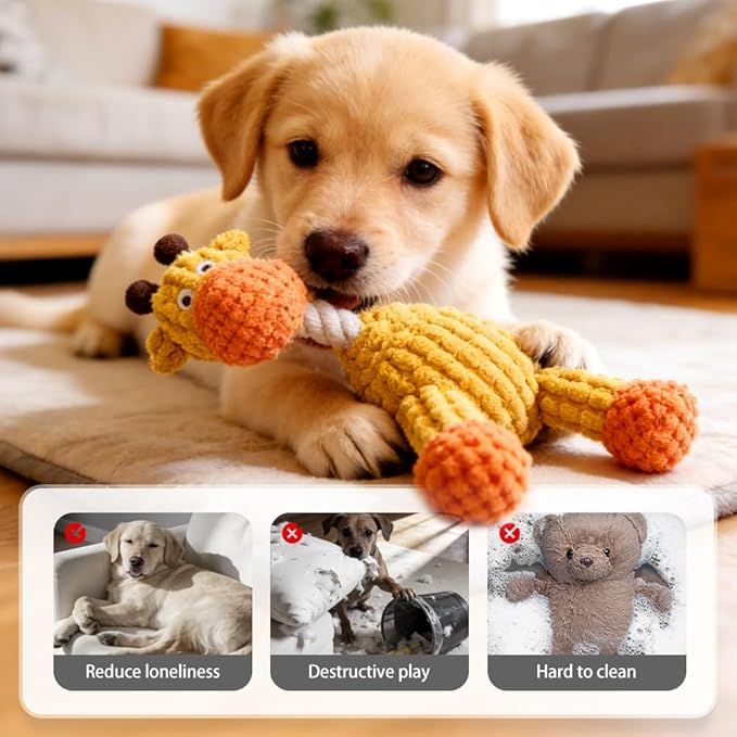 Dog Toys for Aggressive Chewers, 2026 New Durable Indestructible Dog Toy, Squeaky Interactive Puppy Toys for Small Medium Large Pets Cats Dogs to Keep Them Busy (A-Green)