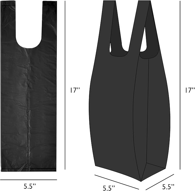 Large Dog Poop Bags on a Roll with Easy Tie Handles, Strong and Leak Proof Doggy Waste Bags, 72 Count, Black Unscented