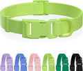 Waterproof Rubber Dog Collar, Odor-Resistant and Easy to Clean, Ideal for Daily Walks, Rainy Days, Swimming and Hiking, Fits Small Medium and Large Dogs