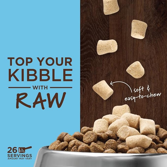 Instinct Raw Boost Mixers, Freeze Dried Dog Food Topper, Grain Free - Wild Caught Pollock, 5 oz. Bag
