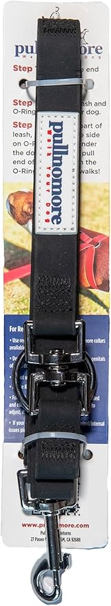 No-Pull Dog Leash, Chew Resistant, Waterproof, Durable PVC Material, Multiple Sizes and Colors (Black, Small)