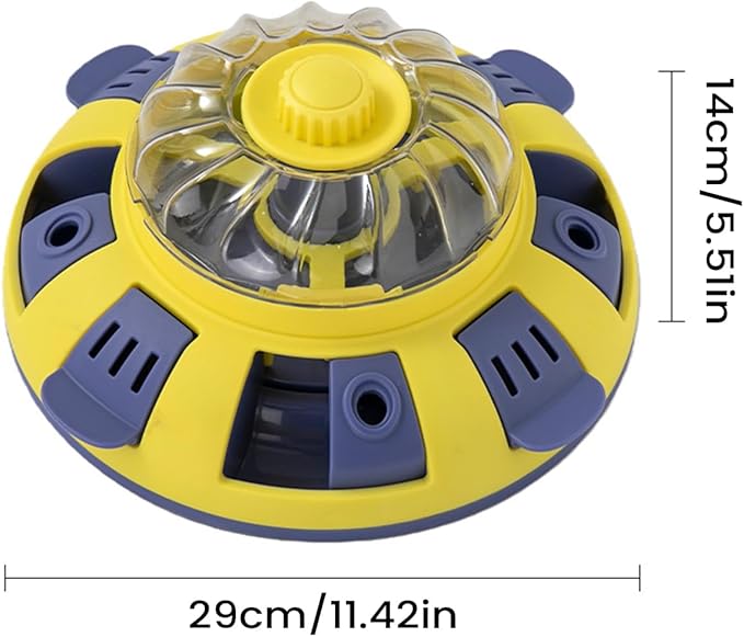 Pet Treat Dispenser - Adjustable Slow Feeder, Dogs Puzzle Feeder with Interactive Play for Enrichment, Aggressive Chewers, Small, Medium, Large Breeds, Puppy Training, and Indoor Use