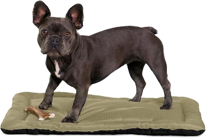 K9 Ballistics Tough Ripstop Dog Crate Pad - Durable, Machine Washable Kennel & Travel Mat for Puppies and Small Dogs, 29 x 18 fits 30” Wire Crate, Small