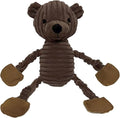 LWBMG Squeaky Dog Toys, Tug of War Dog Toys to Keep Them Busy, Stuffed Animal Dog Plush Toy for Puppy Small, Middle, Large Dogs, Cute Bear Interactive Doggie Toy Coffee