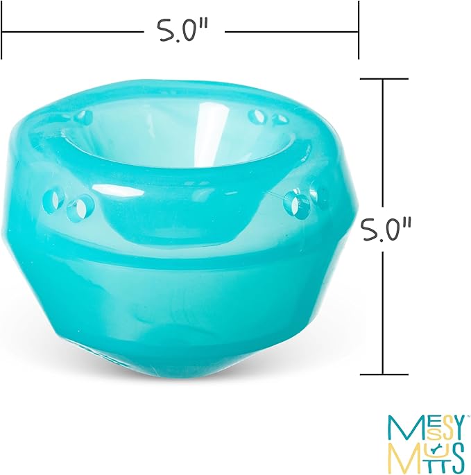 Messy Mutts Stuff’n Wobble Ball | 5” Fillable Dog Toy | Interactive Puzzle Ball for Dogs | Engaging Treat Dispensing Toy for Dogs