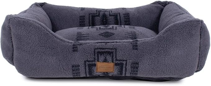 Pendleton Harding Tonal Berber Kuddler Dog Bed in Gray, XL