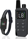 Dog Shock Collar Dog Training Collar with Remote Innovative IPX67 Waterproof with 6 Training Modes, Rechargeable E-Collar for All Breeds- Black
