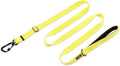 Hyhug Nylon Adjustable 4-6ft Dog Leash with Soft Neoprene Padded Handle, Durable Heavy Duty Leash with Easy-to-Use Bolt Snap, Ideal for Jogging Outdoor