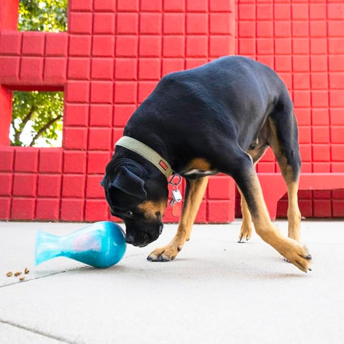KONG Rewards Tipsy Food or Treat Dispensing Dog Toy - Interactive and Mentally Stimulating Toy for Dogs (Large)