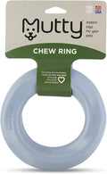 Mutty Dog Chew Ring - Made in USA Dog Toys for Chewers - One Meal Donated to Shelters per Toy - Durable Rubber Dog Toy - Non-Toxic 100% Food Grade Materials