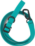 Säker Kelp™ Waterproof Dog Leash – Heavy Duty, Odor-Proof, Adjustable 4–6 ft Long Dog Leash with Twist-Lock Carabiner, 3 Traffic Handles, Hands-Free Option, Aluminum Hardware
