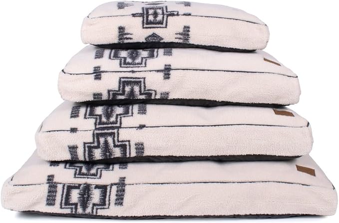 Pendleton Harding Tonal Berber Napper Dog Bed in Natural, XL