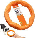 LaRoo Dog Toys for Large Dogs, Floatable Dog Flying Discs 3 Sizes Tug Toy, Interactive and Tug of War Ring Toy, Funny Fetch Teething Toys