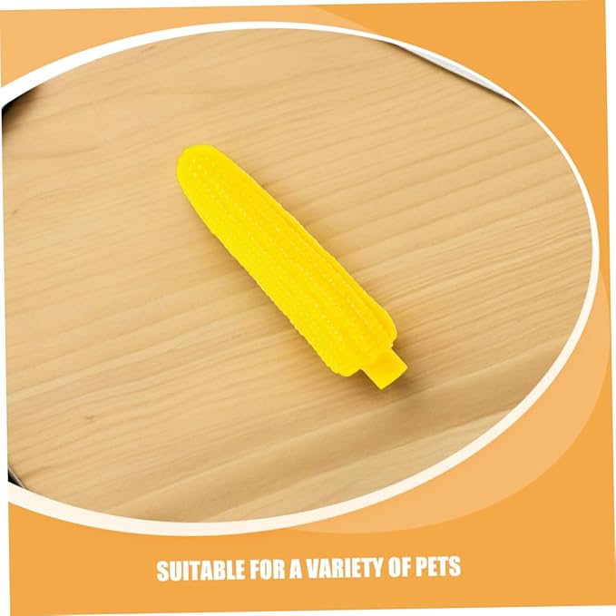 UPKOCH 5pcs Squeaky Interactive Corn Dog Chew Toys for Dogs and Cats Realistic Design for Training Teething and Engaging Playtime Pet Plaything for Chewers