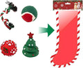 Christmas Dog Chew Toys Set Dog Gift Toy with Christmas Stocking or Xmas Gift Box Dog Toys for Aggressive Chewers (Christmas Sock Type 2)