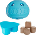 2 in 1 Interactive Dog Toy and Silicone Tray with Lid, Dog Enrichment Toys for Large Dogs 25-75 lbs, Freezable Dogs Chew Toy to Keep Them Busy, Frozen Treat Dispensing for Slow Food Training