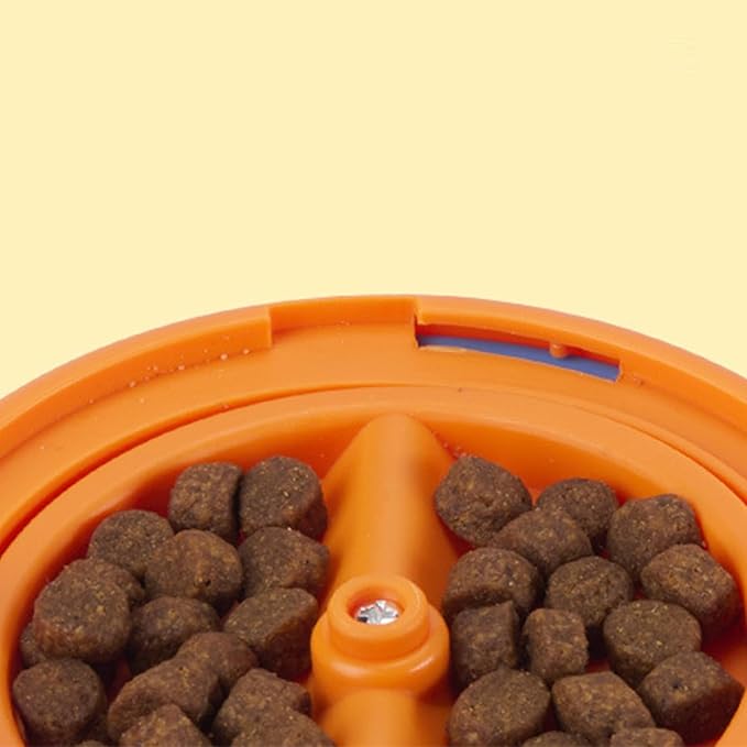 Treat Dispensing Dog Toys | Puzzle Slow Feeder | Pet Food Bowl Cat Treat Dispenser - for Puppy Kitten Small Medium Breed Training Boredom Travel Home Indoor