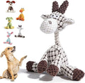2026 New Indestructible Dog Toy, Dog Toys for Aggressive Chewers, Interactive Dog Squeaky Toys Soft Puppy Chew Toy for Small Medium Large Dogs (White)