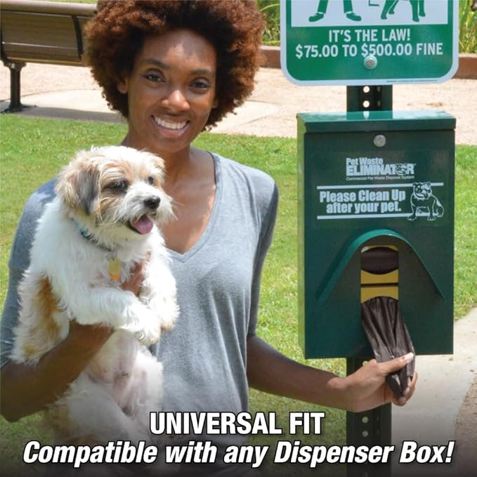 2000 Dog Poop Bags on Rolls - 50% Thicker, Leak-Proof & Opaque - Partially Made with Recycled Materials for Bulk Use, Parks, HOAs, Apartments