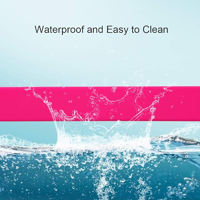 Waterproof Dog Training Leash 50FT 30FT 15FT 10FT 5FT Heavy Duty Recall Long Lead for Large Medium Small Dogs (10FT, Pink)