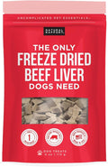 Natural Rapport Beef Liver Dog Treats - The Only Freeze Dried Beef Liver Dogs Need - Grain-Free Beef Bites, Dog Treats for Small and Large Dogs (4 oz.)