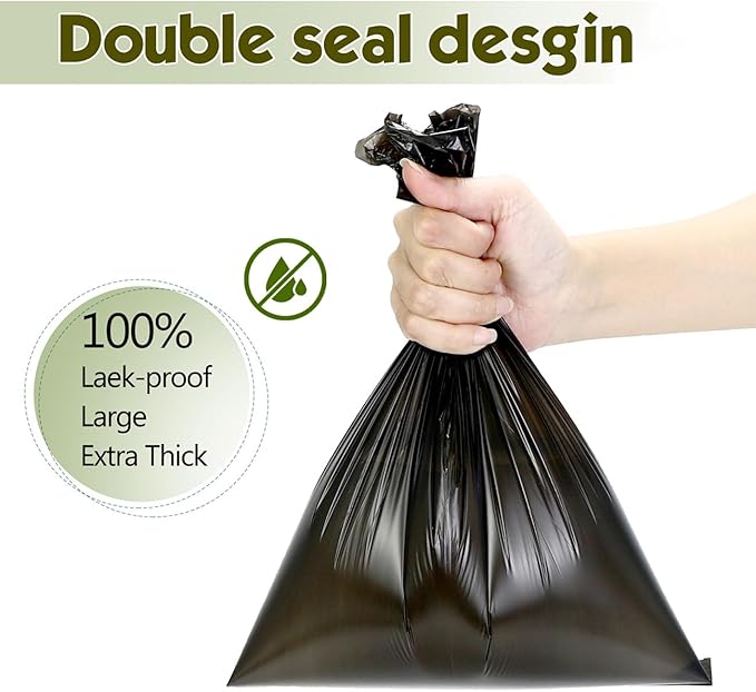 Biodegradable Dog Poop Bag 1080 Counts, Eco-Friendly Dog Waste Bags With 1 Free Dispenser, Leak Proof Pet Waste Disposal Refill Bags (Scented)