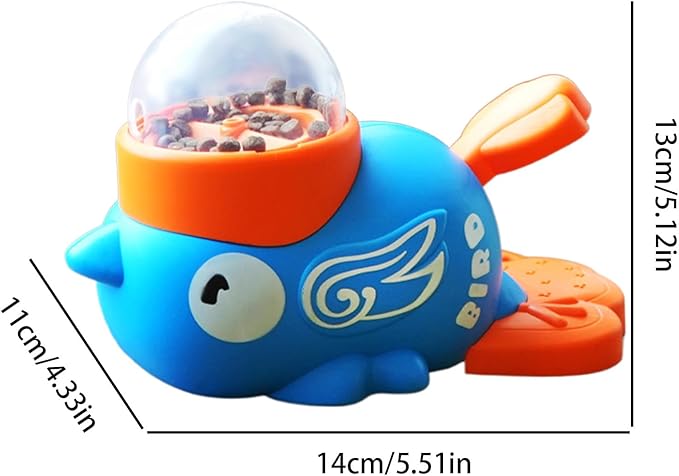 Dog Treat Dispenser Toy - Interactive Puzzle Slow Feeder,Dog Food Treat Feeding Dispenser - for Puppy Kitten Small Medium Breed Training Boredom Travel Home Indoor