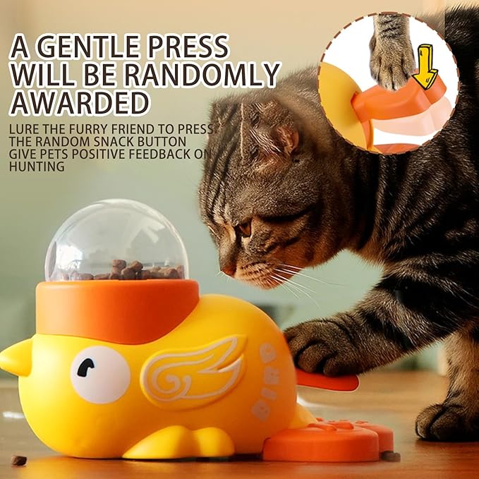 Dog Treat Dispenser Toy,Puzzle Slow Feeder | Pet Food Bowl Cat Treat Dispenser,for Puppy Kitten Small Medium Breed Training Boredom Travel Home Indoor