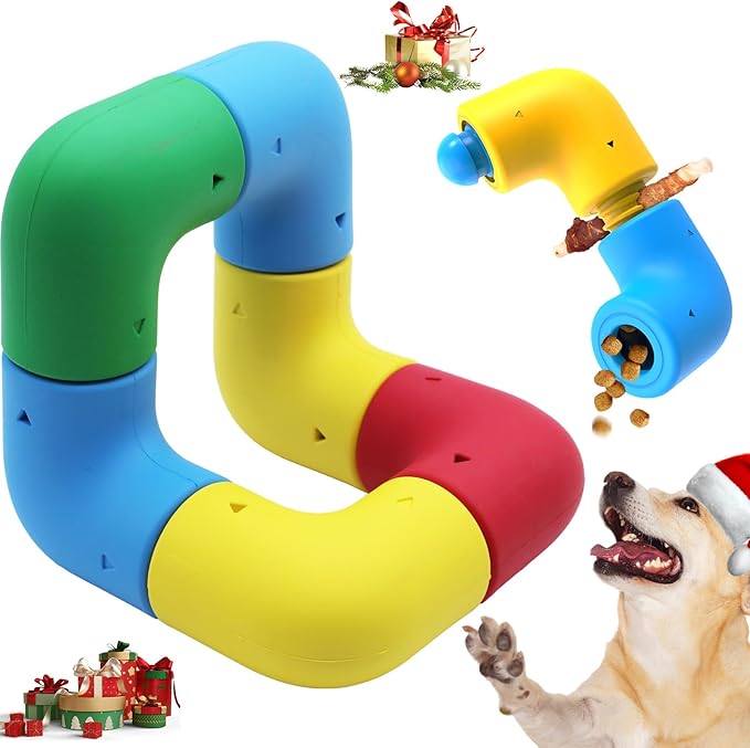 Dog Puzzle Toys for Smart Dogs, Puzzle Interactive Dog Toys, Pupp Brain StimulatingToy for Bored Dogs, Christmas Dog Toys (6 Pieces)
