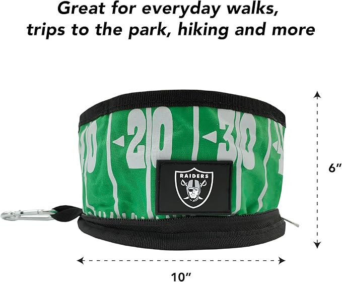 Pets First NFL Collapsible Pet Bowl