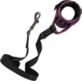 Gooby Easy Fit Wrist Band Surfer Leash - Purple, 6 FT - Comfortable Hands Free Leash with Elastic Band for Small, Medium and Large Dogs
