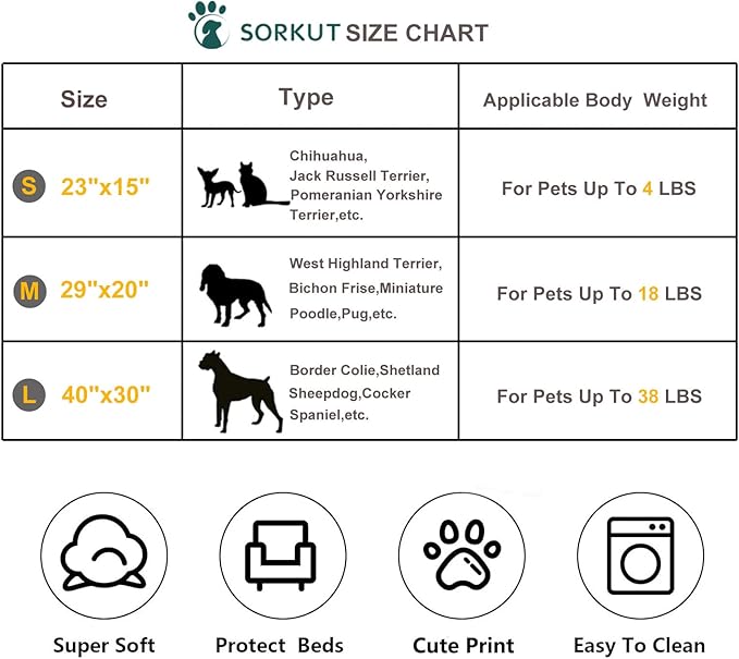 1 Pack 3 Puppy Blankets Super Soft Warm Sleep Mat Grey Cute Print Blanket Fluffy Fleece Pet Blanket Flannel Throw Dog Blankets for Small Dogs Puppy Dogs Fluffy Cats,Love-Small(23"x15")