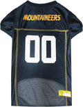 Pets First NCAA College West Virginia Mountaineers Mesh Jersey for DOGS & CATS, X-Small.Licensed Dog Jersey with your Favorite Football/Basketball College Team