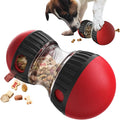 Cognitive Dog Toys,Slow Feeder Interactive Toys,Mushroom Dog Food Dispenser,for Small Dogs,Treat Dispenser Food Puzzle Ball for Mental Stimulation, Red Color
