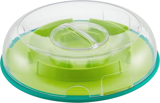 Outward Hound by Nina Ottosson Wobble Bowl Slow Feeder Dog Puzzle, Level 1 Beginner, 11.6 inches x 3.5 inches, Multicolored