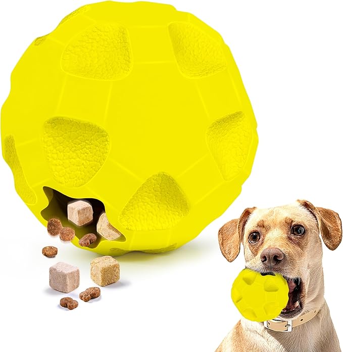 Interactive Dog Puzzle Toys for Boredom, Dogs Enrichment Toys to Keep Them Busy, Dog Treat Balls for Large Dogs, Tough Treat Dispensing Dog Toys