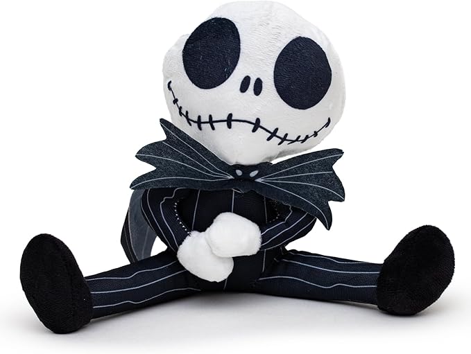 Buckle-Down Disney Dog Toy, The Nightmare Before Christmas Jack Sitting Pose Pet Toy, Plush