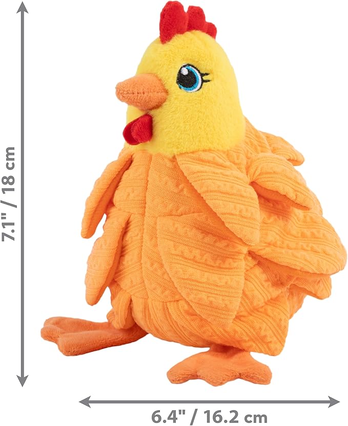 KONG Layerz Forage Dog Toy – Plush Puzzle Toy with Quilted Treat Pockets, Crackle Material & Squeaker for Enrichment (3 Pack (Armadillo, Hedgehog and Hen))
