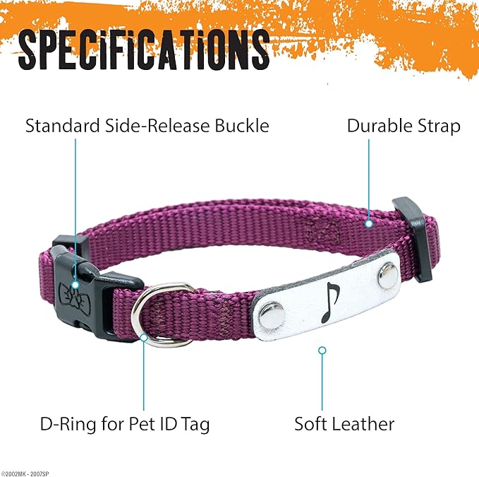 Naruto Dog Collar for Large Dogs, Medium, Small, XS Puppy Collars: Officially Licensed Naruto Shippuden Anime Dog Collar Pet Accessories, Naruto Gifts for Boy or Girl Dog (Burgundy, Hidden Sound, XS)