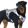AUROTH Tactical Dog Harness for Large Dogs No Pull Adjustable Pet Harness Reflective K25 Working Training Easy Control Pet Vest Military Service Dog Harnesses