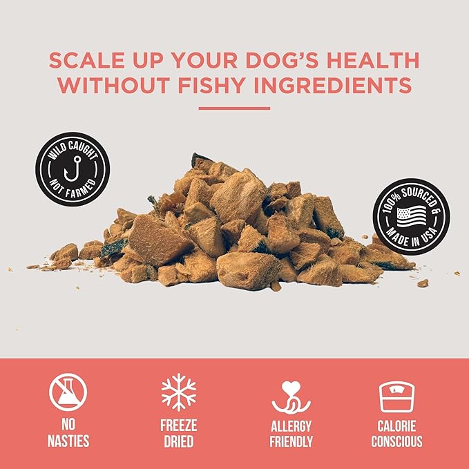 Natural Rapport Salmon Dog Treats - The Only Freeze Dried Salmon Dogs Need - All Natural Dog Treats for Small and Large Dogs (3 oz)